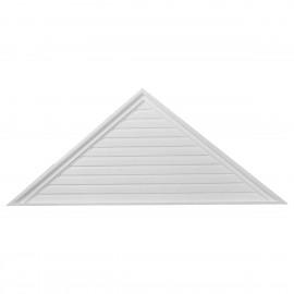 65W x 32 1/2H x 2 1/8P Pitch 12/12 Triangle Gable Vent - Decorative
