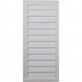 16W x 36H Vertical Gable Vent Louver Decorative