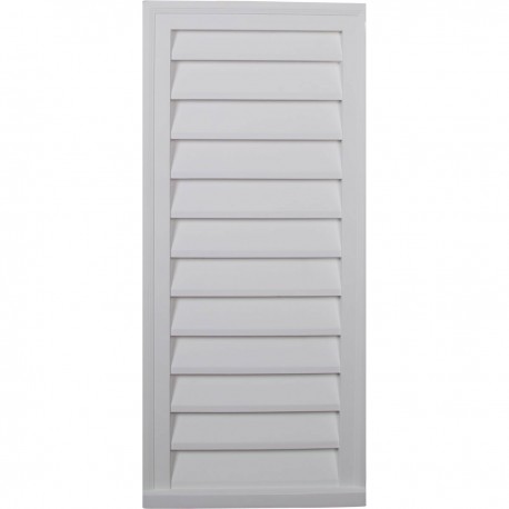16W x 36H Vertical Gable Vent Louver Decorative