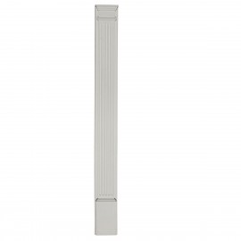 5W x 90H x 2D with 16 Attached Plinth Fluted Pilaster (each)