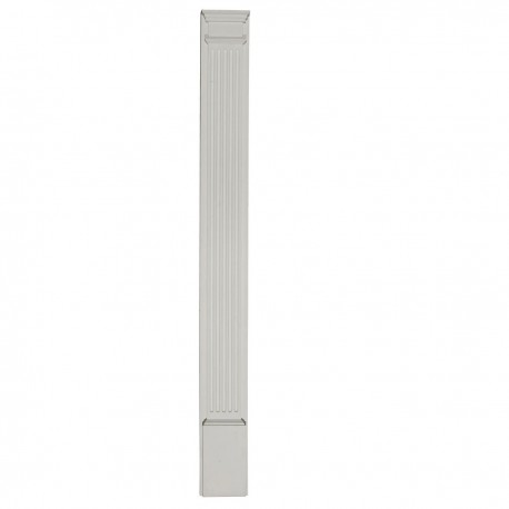 5W x 90H x 2D with 16 Attached Plinth Fluted Pilaster (each)