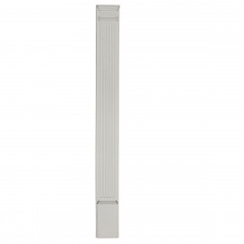 5W x 96H x 2D with 16 Attached Plinth Fluted Pilaster (each)