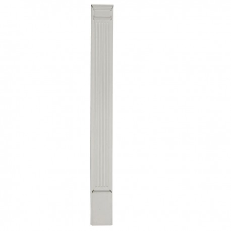 5W x 96H x 2D with 16 Attached Plinth Fluted Pilaster (each)