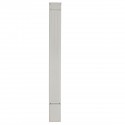 9W x 90H x 2 3/4D with 14 Attached Plinth Fluted Pilaster (each)