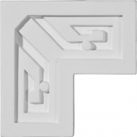 3 3/8W x 3 3/8H x 7/8P Eris Key Panel Moulding Corner