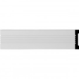 4 1/2H x 3/4P x 96L Lisbon Fluted Panel Moulding