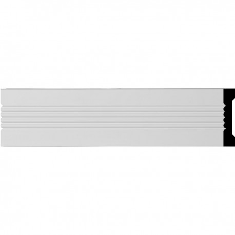 4 1/2H x 3/4P x 96L Lisbon Fluted Panel Moulding
