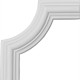 4 1/8H x 4 1/8W Bradford Smooth Panel Moulding Corner